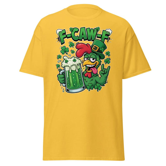 F - CAW - F Funny St Patrick's Day Chicken T-Shirt - Daisy - TeeRipple