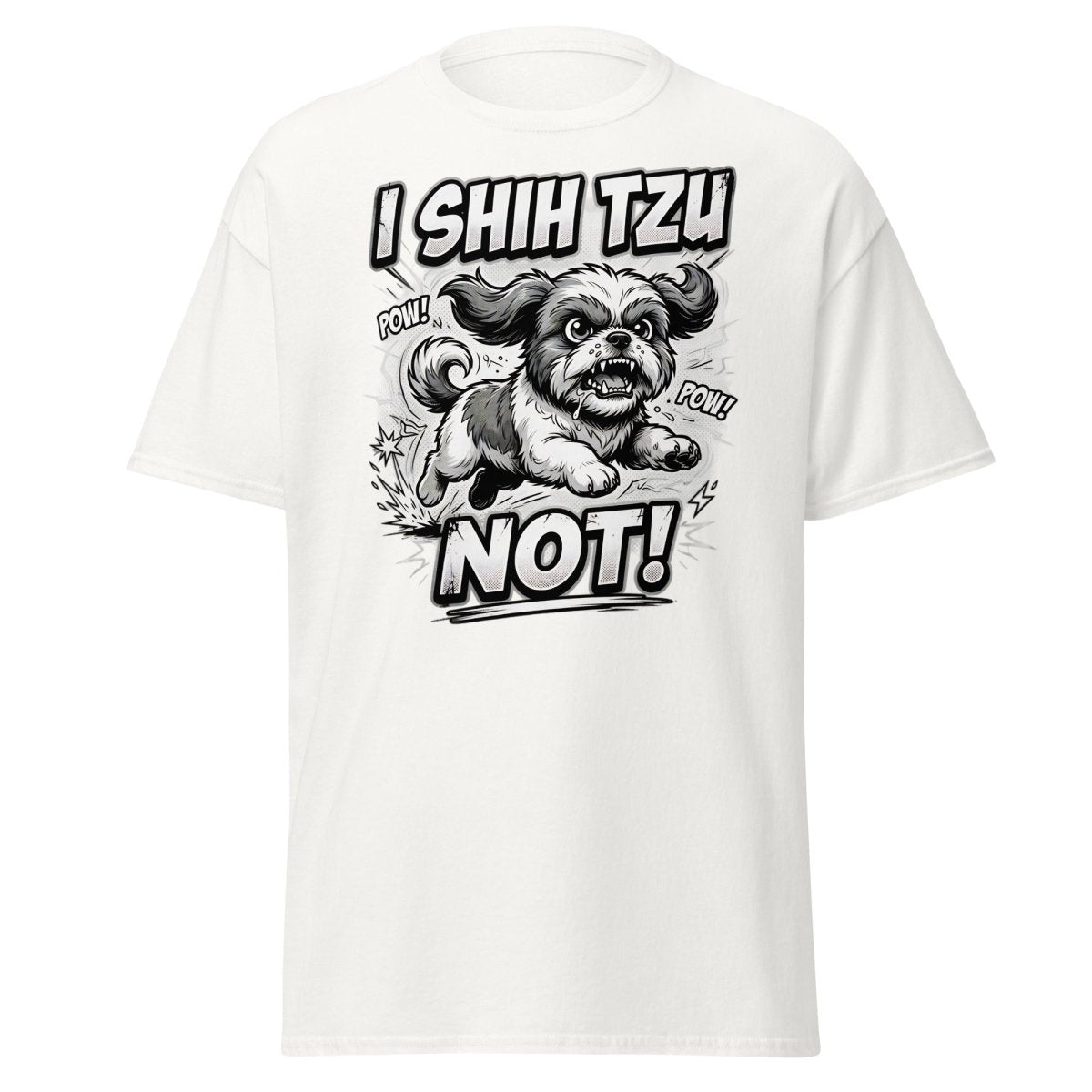 I Shih Tzu Not T-Shirt - Funny Shih Tzu Dog Pun Tee - White - TeeRipple