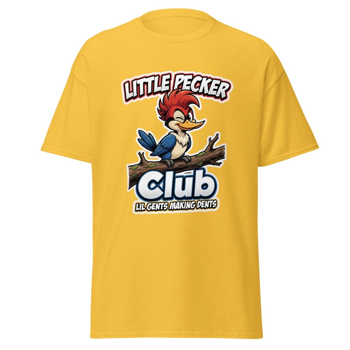 Little Pecker Club Funny Woodpecker T-Shirt - Daisy - TeeRipple