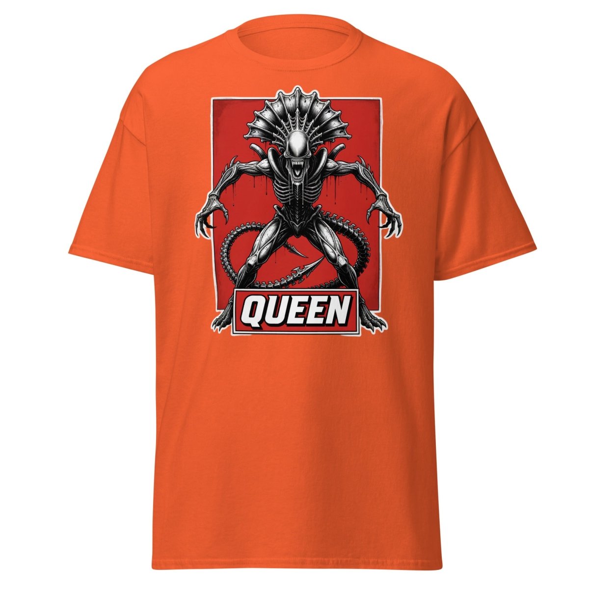 Xenomorph Queen Alien T-Shirt – Sci - Fi Horror Graphic Tee - Orange - TeeRipple