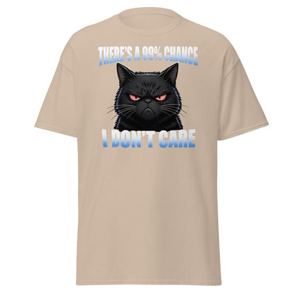 99% Chance I Don't Care Grumpy Cat T-Shirt - Sand - TeeRipple