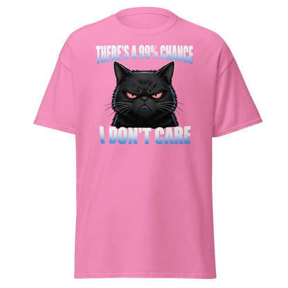99% Chance I Don't Care Grumpy Cat T-Shirt - Azalea - TeeRipple