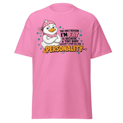 All This Personality Sassy Duck Tee - Azalea - TeeRipple