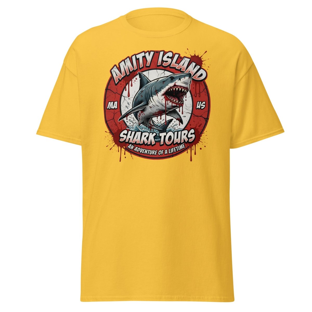 Amity Island Shark Tours Jaws Bloody Shark T-Shirt - Daisy - TeeRipple