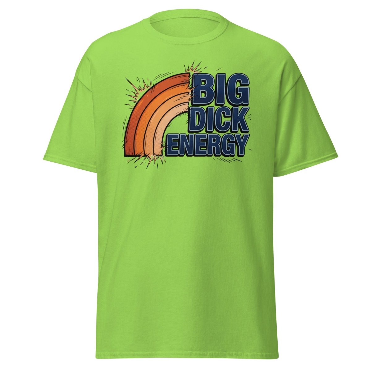 Big Dick Energy T-Shirt – Pop Art Funny Graphic Tee - Lime - TeeRipple