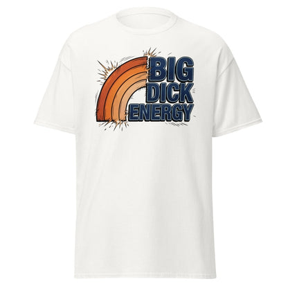 Big Dick Energy T-Shirt – Pop Art Funny Graphic Tee - White - TeeRipple