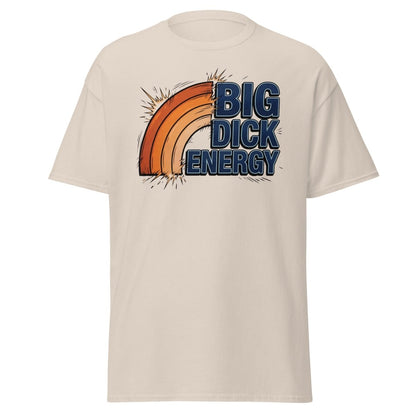 Big Dick Energy T-Shirt – Pop Art Funny Graphic Tee - Natural - TeeRipple