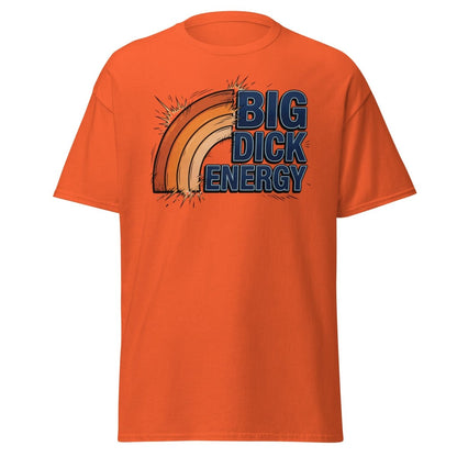 Big Dick Energy T-Shirt – Pop Art Funny Graphic Tee - Orange - TeeRipple
