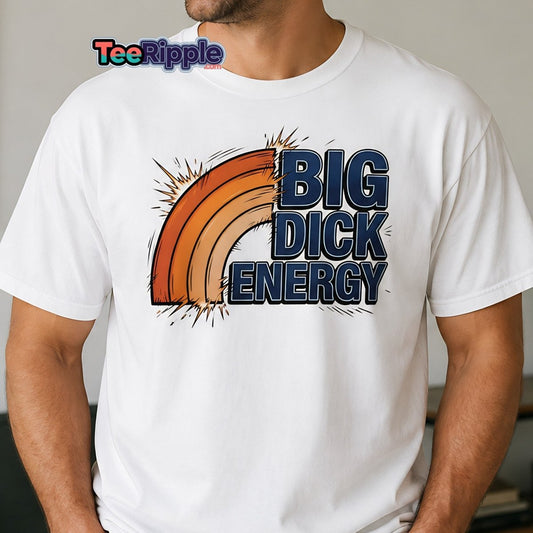 Big Dick Energy T-Shirt – Pop Art Funny Graphic Tee - Black - TeeRipple