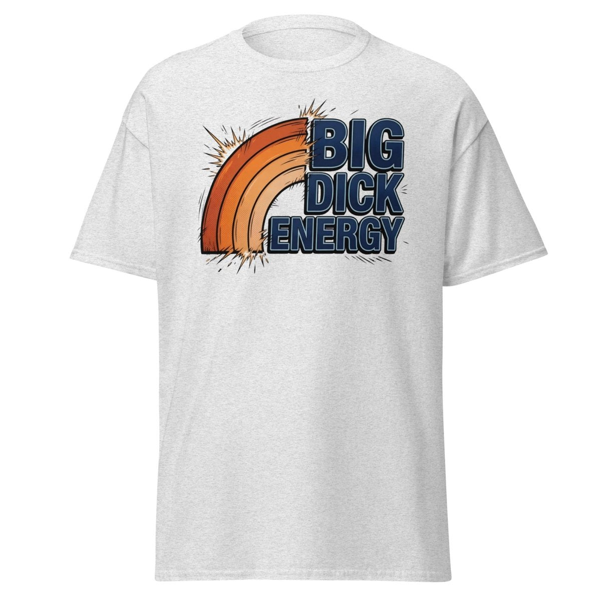 Big Dick Energy T-Shirt – Pop Art Funny Graphic Tee - Ash - TeeRipple