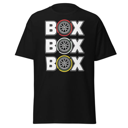 BOX Alloy Wheel Graphic T-Shirt – Car Enthusiast Tee - Black - TeeRipple