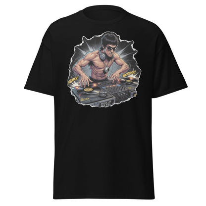 Bruce Lee DJ Mix Kill T-Shirt - Martial Arts DJ Tee - Black - TeeRipple