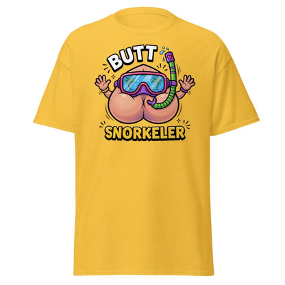 Butt Snorkeler Funny Snorkeling Pun T-Shirt - Daisy - TeeRipple