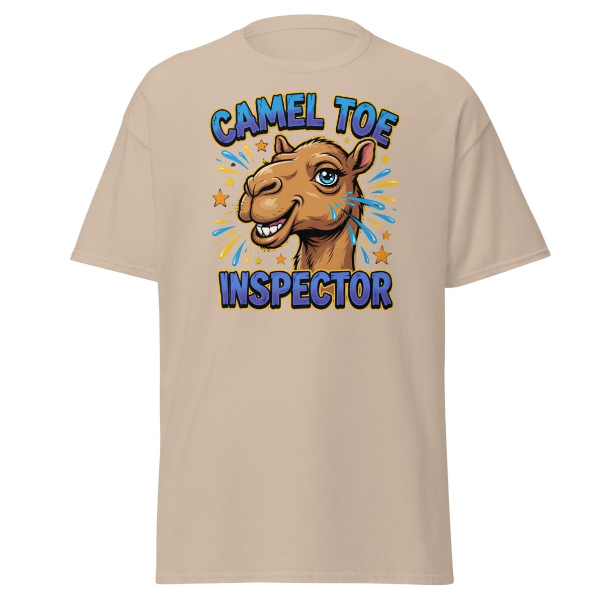 Camel Toe Inspector Funny T-Shirt Adult Humor Tee - Sand - TeeRipple
