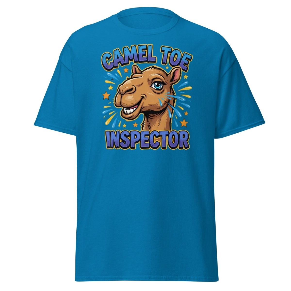 Camel Toe Inspector Funny T-Shirt Adult Humor Tee - Sapphire - TeeRipple