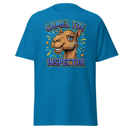 Camel Toe Inspector Funny T-Shirt Adult Humor Tee - Sapphire - TeeRipple