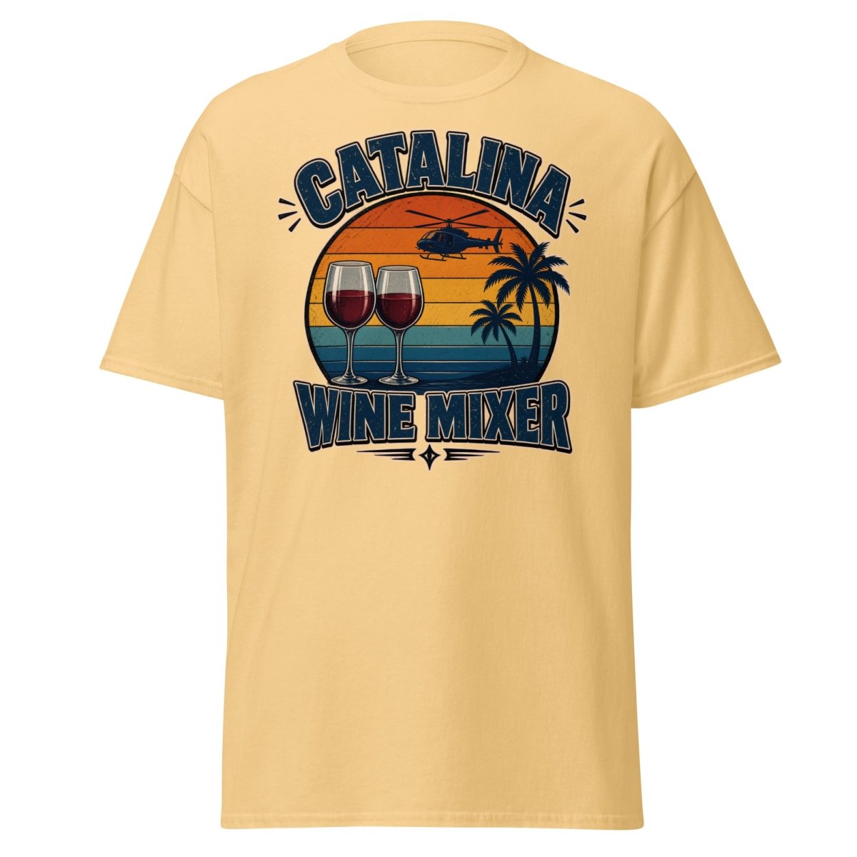Catalina Wine Mixer T-Shirt – Funny Step Brothers Tee - Yellow Haze - TeeRipple