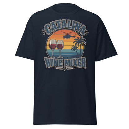 Catalina Wine Mixer T-Shirt – Funny Step Brothers Tee - Navy - TeeRipple