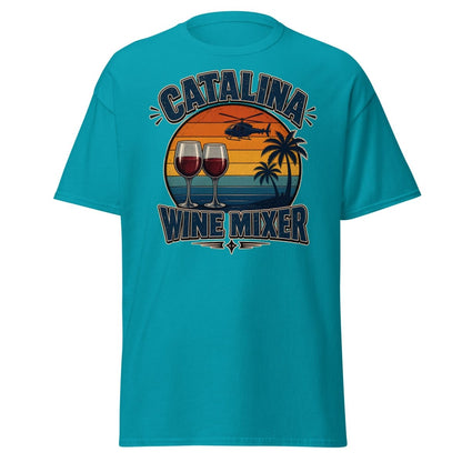 Catalina Wine Mixer T-Shirt – Funny Step Brothers Tee - Tropical Blue - TeeRipple
