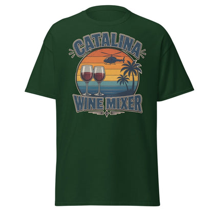 Catalina Wine Mixer T-Shirt – Funny Step Brothers Tee - Forest Green - TeeRipple