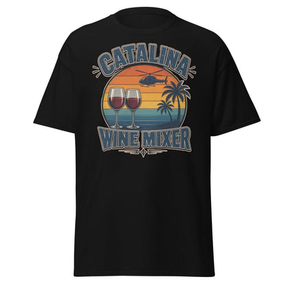 Catalina Wine Mixer T-Shirt – Funny Step Brothers Tee - Black - TeeRipple