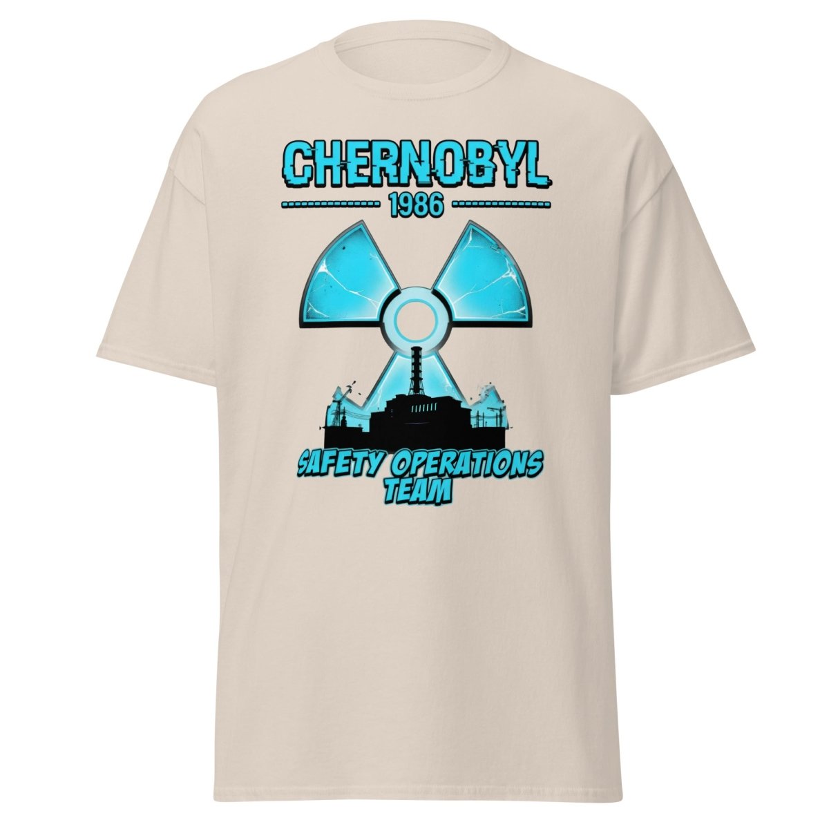 Chernobyl 1986 Safety Operations Team T-Shirt - Natural - TeeRipple