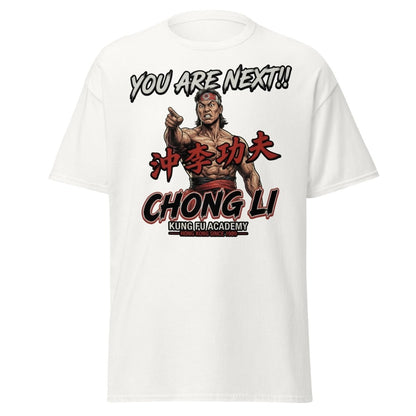 Chong Li "You Are Next" Kung Fu T-Shirt - Retro Tee - White - TeeRipple