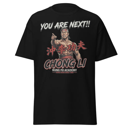 Chong Li "You Are Next" Kung Fu T-Shirt - Retro Tee - Black - TeeRipple