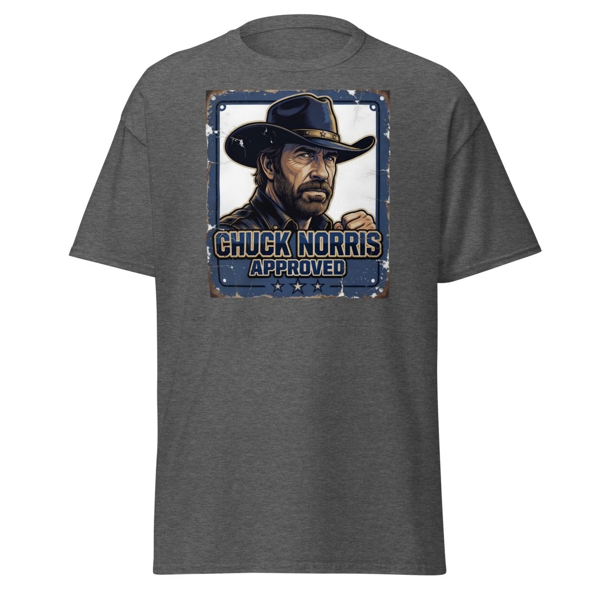 Chuck Norris Approved Vintage T-Shirt - Dark Heather - TeeRipple