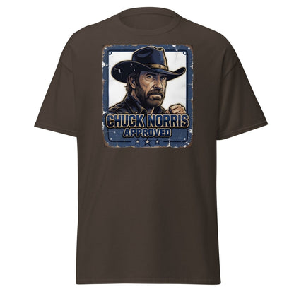 Chuck Norris Approved Vintage T-Shirt - Dark Chocolate - TeeRipple