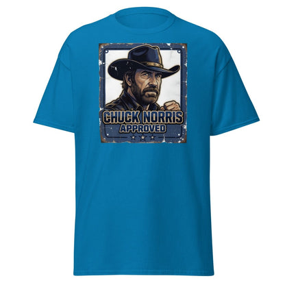 Chuck Norris Approved Vintage T-Shirt - Sapphire - TeeRipple
