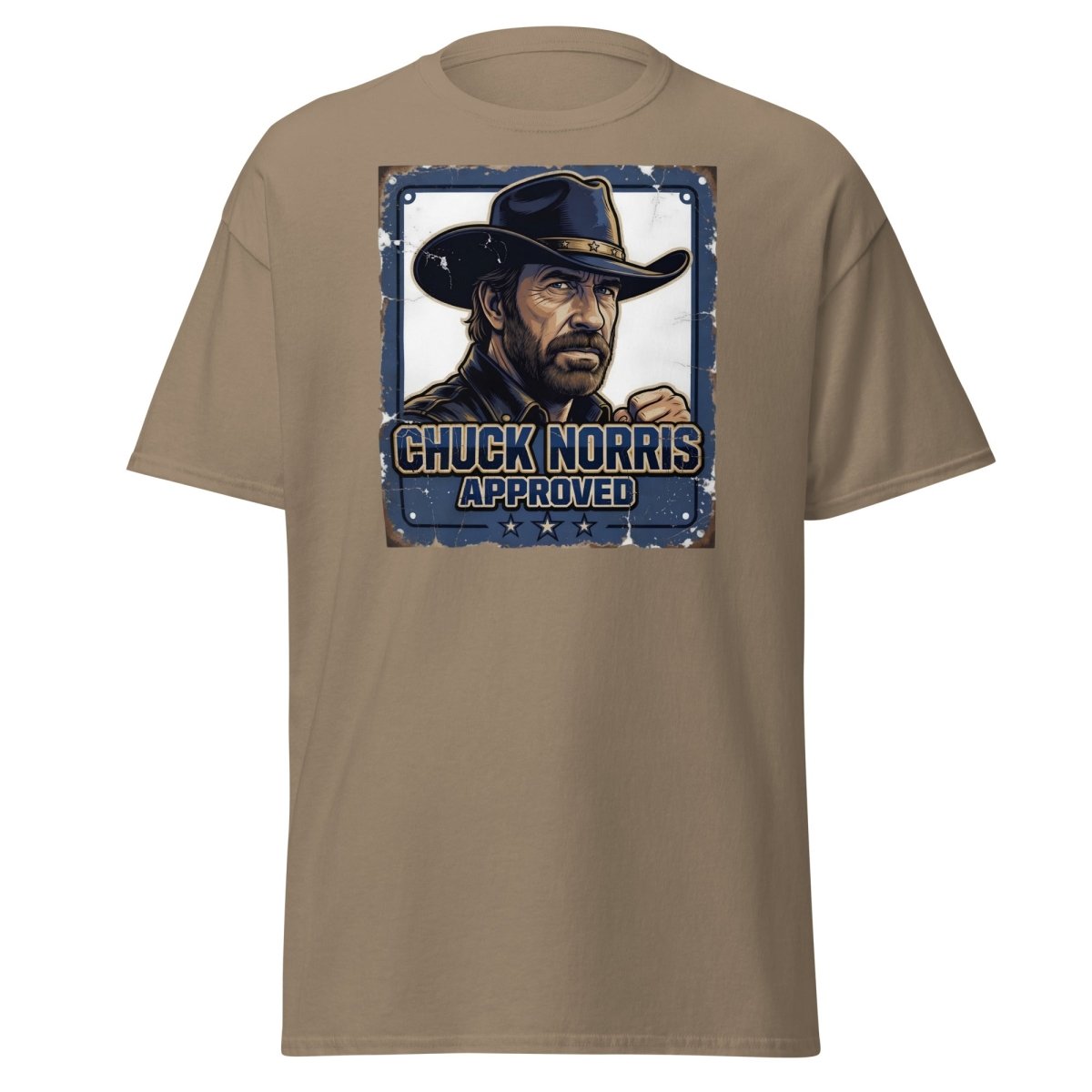 Chuck Norris Approved Vintage T-Shirt - Brown Savana - TeeRipple