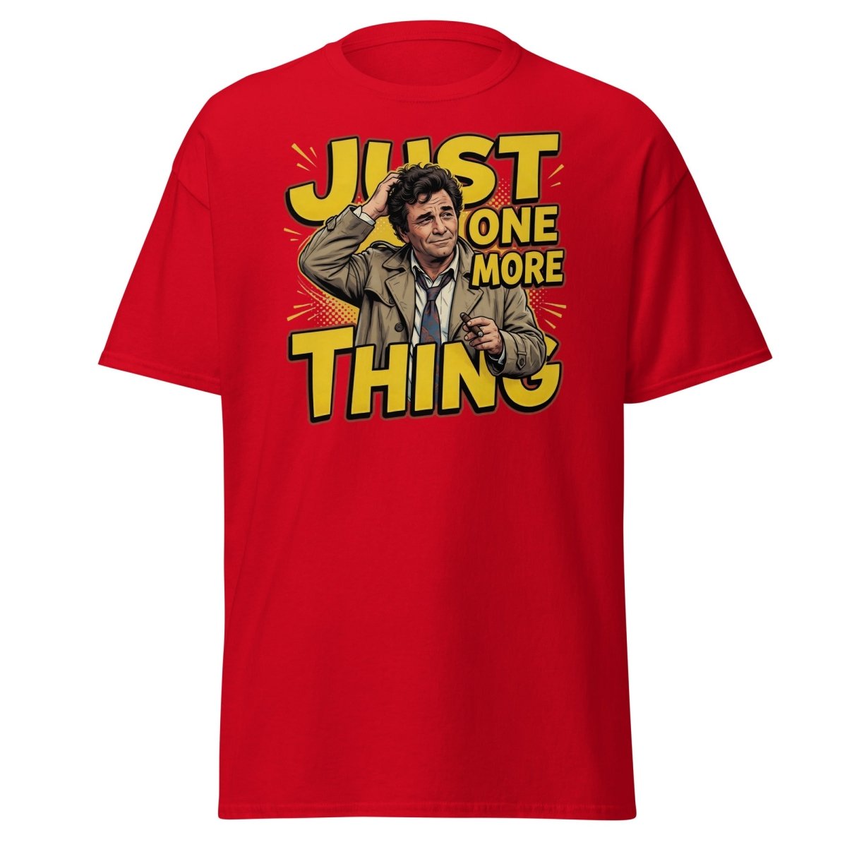 Columbo Just One More Thing T-Shirt - Red - TeeRipple