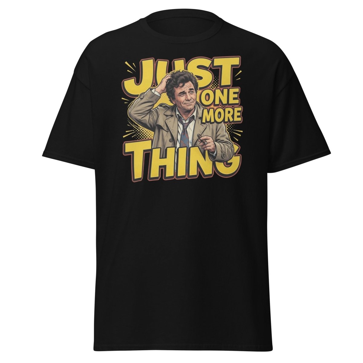 Columbo Just One More Thing T-Shirt - Black - TeeRipple