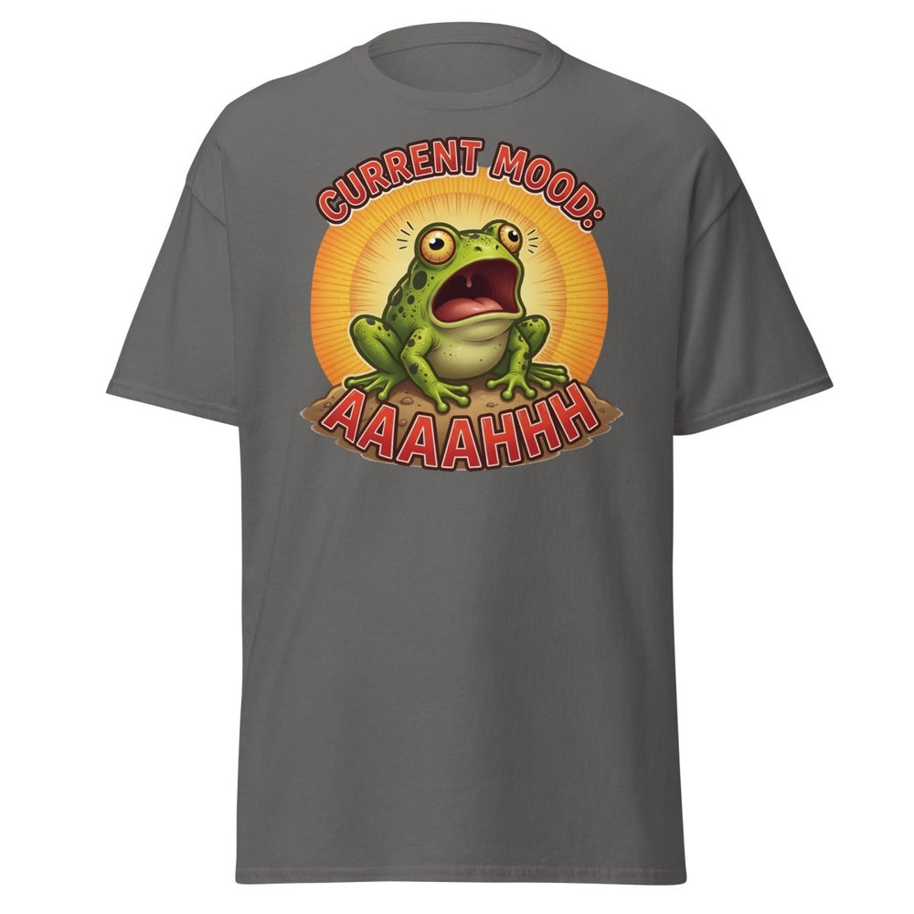Current Mood Screaming Frog AAAAHHHH T-Shirt - TeeRipple