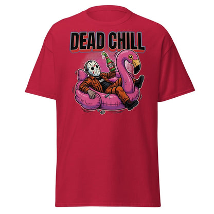 Dead Chill Jason Voorhees Flamingo T-Shirt - Cardinal - TeeRipple