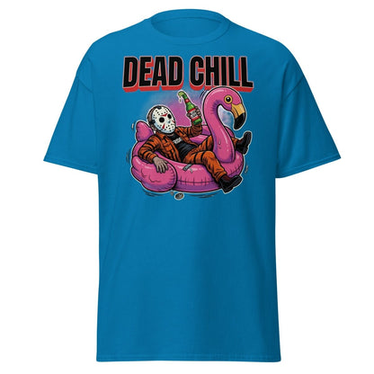 Dead Chill Jason Voorhees Flamingo T-Shirt - Sapphire - TeeRipple