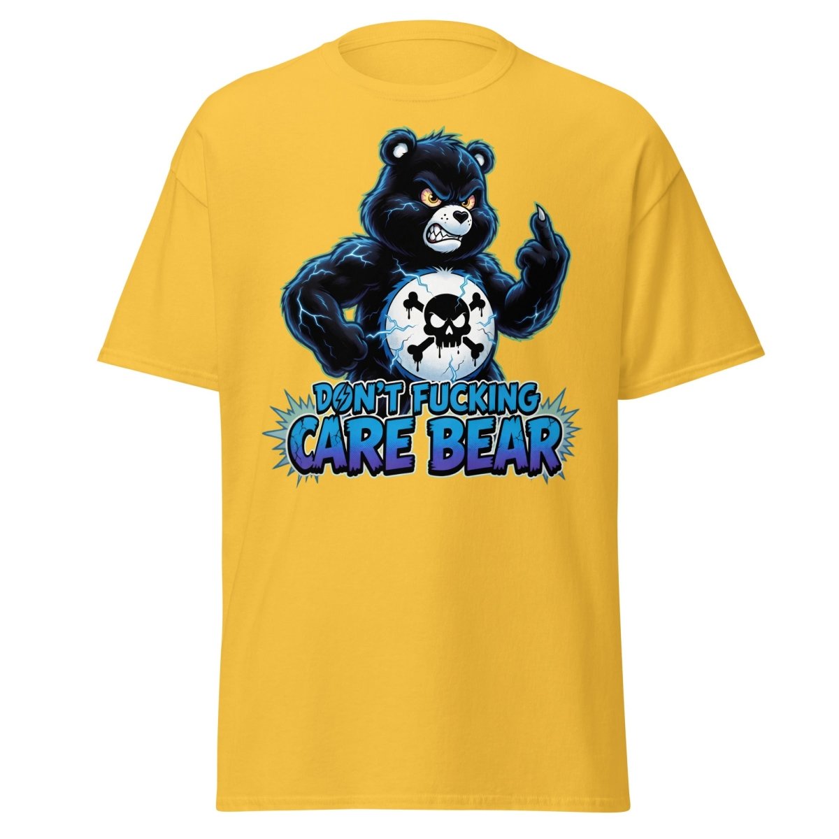 Don't Fucking Care Bear T-Shirt – Funny Parody Tee - Daisy - TeeRipple