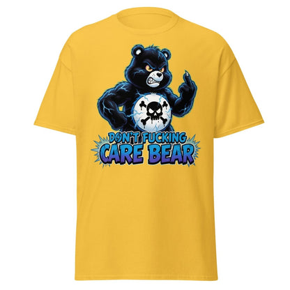 Don't Fucking Care Bear T-Shirt – Funny Parody Tee - Daisy - TeeRipple