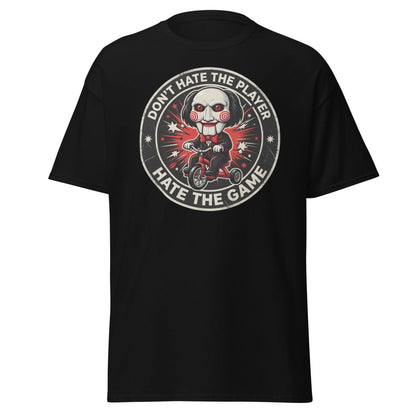 Don't Hate The Player Hate The Game Jigsaw T-Shirt - Black - TeeRipple