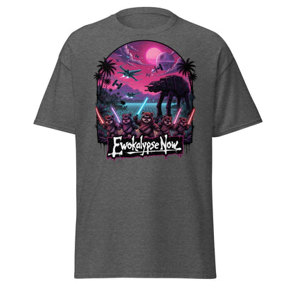 Ewokalypse Now Neon Apocalypse Warriors T-Shirt - Dark Heather - TeeRipple