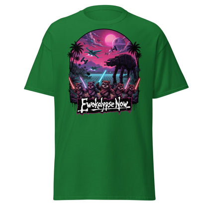 Ewokalypse Now Neon Apocalypse Warriors T-Shirt - Turf Green - TeeRipple