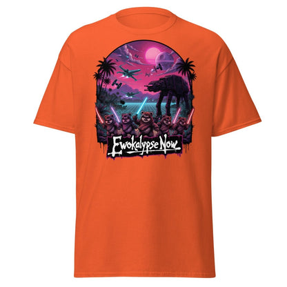 Ewokalypse Now Neon Apocalypse Warriors T-Shirt - Orange - TeeRipple