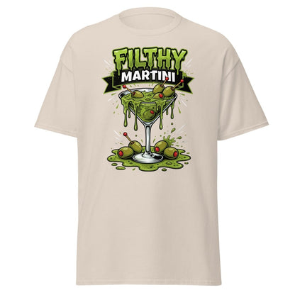 Filthy Martini Gross Out T-Shirt – Funny Dirty Martini Tee - Natural - TeeRipple