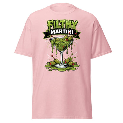Filthy Martini Gross Out T-Shirt – Funny Dirty Martini Tee - Light Pink - TeeRipple
