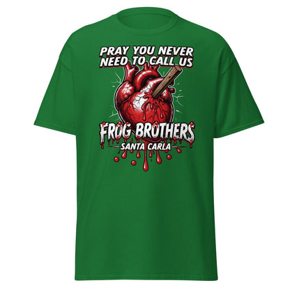 Frog Brothers Santa Carla T-Shirt - Lost Boys Vampire Hunter - Turf Green - TeeRipple