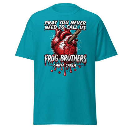 Frog Brothers Santa Carla T-Shirt - Lost Boys Vampire Hunter - Tropical Blue - TeeRipple