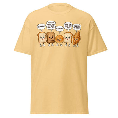 Funny Bread Puns T-Shirt – Cute Baking Humor Tee - Yellow Haze - TeeRipple