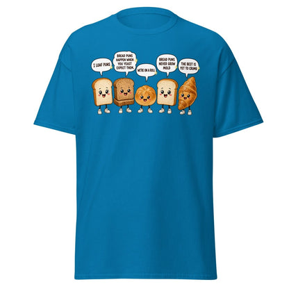 Funny Bread Puns T-Shirt – Cute Baking Humor Tee - Sapphire - TeeRipple