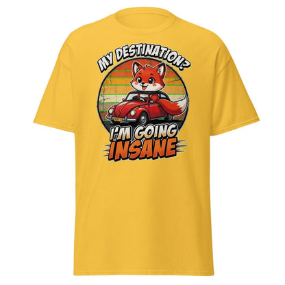 Funny Fox "I'm Going Insane" T-Shirt – Retro Road Trip Tee - Daisy - TeeRipple